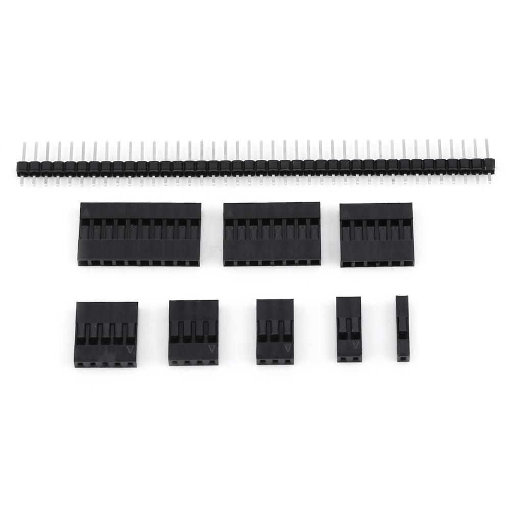 1450pcs 2.54mm Male Female Pin Connector and Housing Header Kit for Making Jump Wire