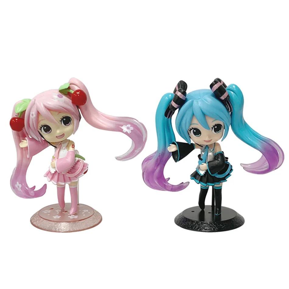 Anime Hatsune Miku Figure Model Cartoon Cute Tabletop Decoration Suitable For Car Dashboard Decoration Cute Holiday Gift