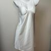 Women's Satin Chiffon Silk Nightgown with Adjustable Straps and Chest Pad