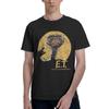 ET The ExtraTerrestrial Moon Frame 100 Cotton Casual Breathable Confortable Tops Funny Mens TShirts Mens Shirt