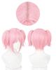 Kaname Madoka Cosplay Costume with Wig Puella Magi Madoka Magica Mitakihara Municipal Junior High School Uniform Set Long Sleeved Costume Everyday