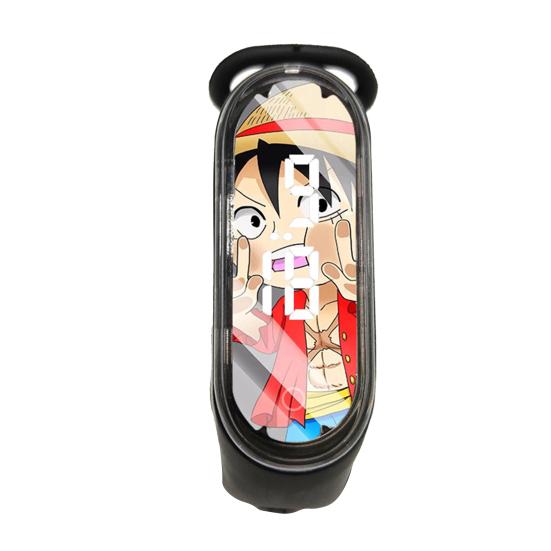 Digital Watch Electronic Waterproof LED Cartoon Anime Children Sport Bracelet Wristwatch for Student