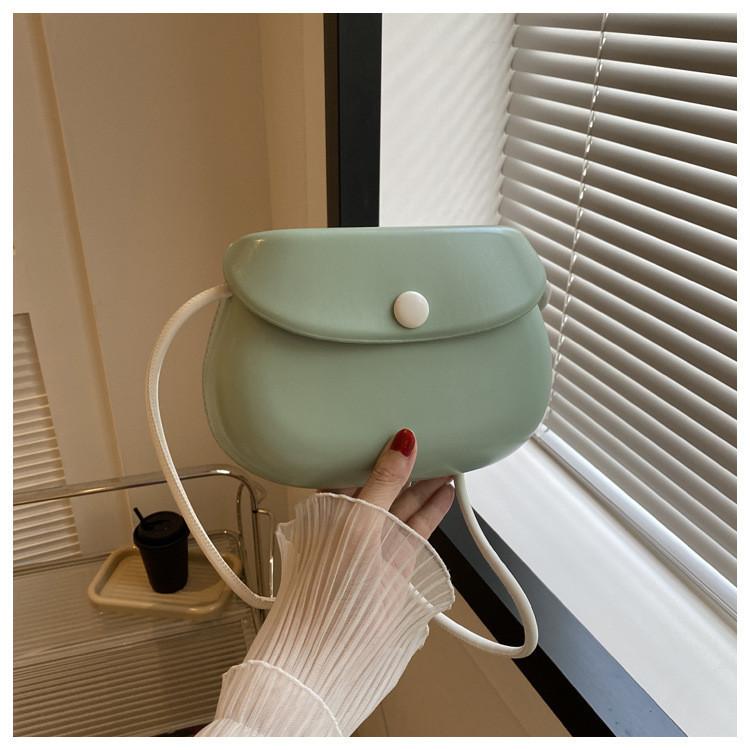 

Urban Minimalist Small Square Bag With Candy Color Options For Women зелений