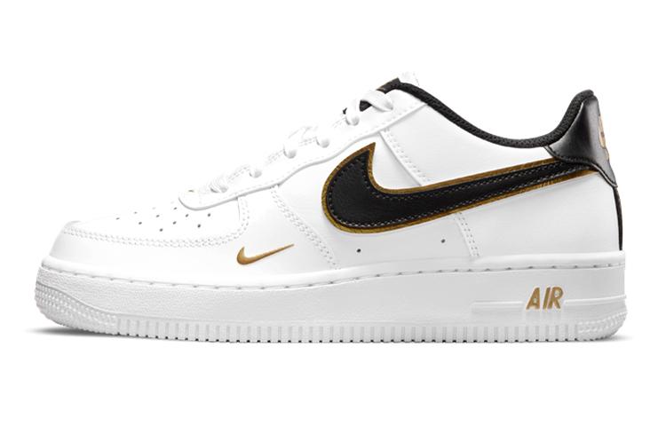 

Nike Air Force 1 Low 07 LV8 Double Swoosh White Metallic Gold GS DM3322-100 38.5