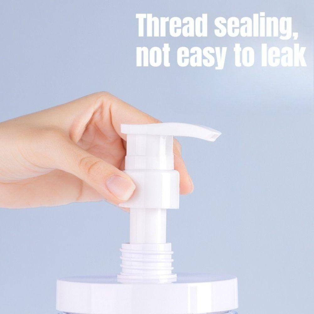 Portable Pump Bottle Dispenser PET Shower Soap Dispenser Durable Press Bottle Shampoo