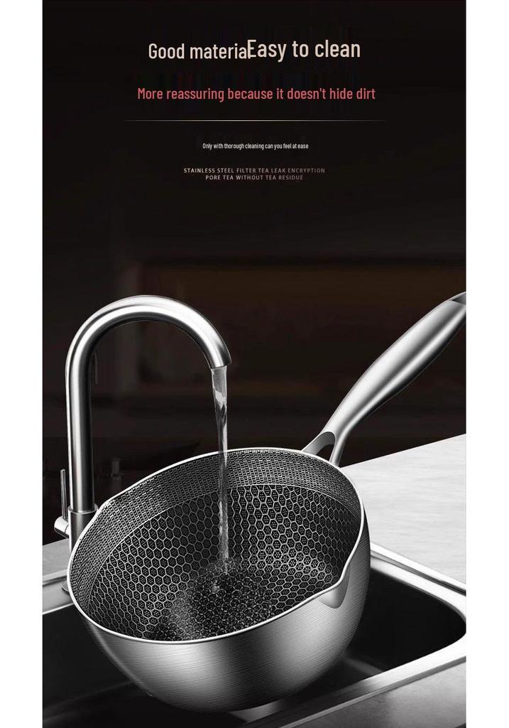 Non-stick Japanese Stainless Steel Yukihira Pot: Baby Food, Milk, Soup & Frying Pan