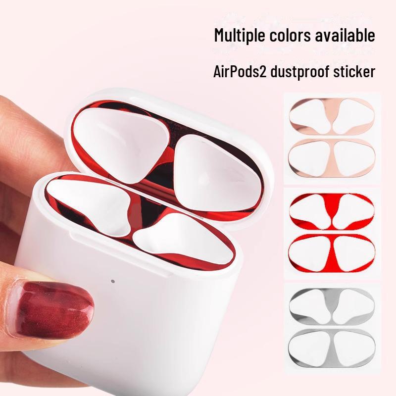 Metal Sticker Pro für Airpods 2. und 3. Generation – Staubdicht, ultradünn