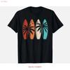 Tropisches Hawaii Surfen T-Shirt Retro Palme Strand Surfbrett vintage Gewaschen Mode Streetwear Weich Stilvoll Grafik Unisex
