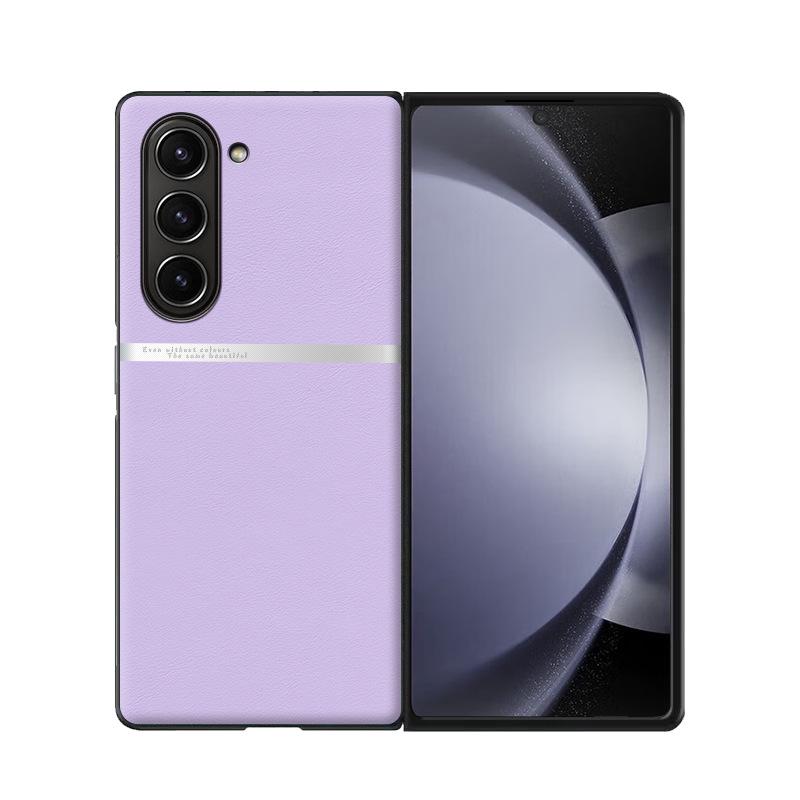 Samsung ZFold5 Liquid Leather Case: Anti-Fall Anti-Fouling Protective Cover, One-Piece Shipping