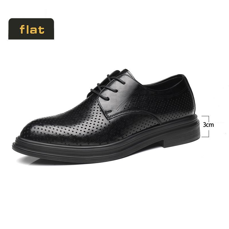 Elevator Shoes Men Dress Shoes 3/6/8 Cm Men Formal Shoes Winter/Spring Classic Business Luxury Men Oxfords Footwear Suit