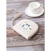 White Half-Round Wallet Short Style Cat Handbag Multicard Slot Clutch Bag Women's Color Block Bag Wristlet Wallet For Women Wallet Purse Wallet