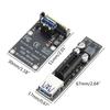 Graphics Cards Connector MINI PCI-E to PCI-E X1 Card Extension Port Adapter Riser Card with 30cm USB 3.0 Cable Durable