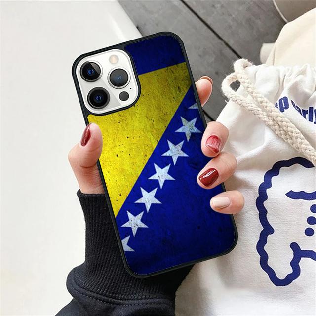 Bosnia and Herzegovina Flag Phone Case Cover For iPhone 17 Air 15 16 14 13 12 Pro Max 11 Pro Max Plus Coque Shell