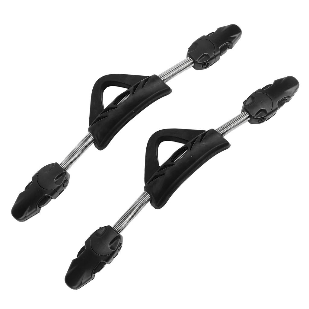 2PCS Diving Spring Fin Strap Stainless Steel Diving Fin Heel Strap with Quick Release Buckles for Diving
