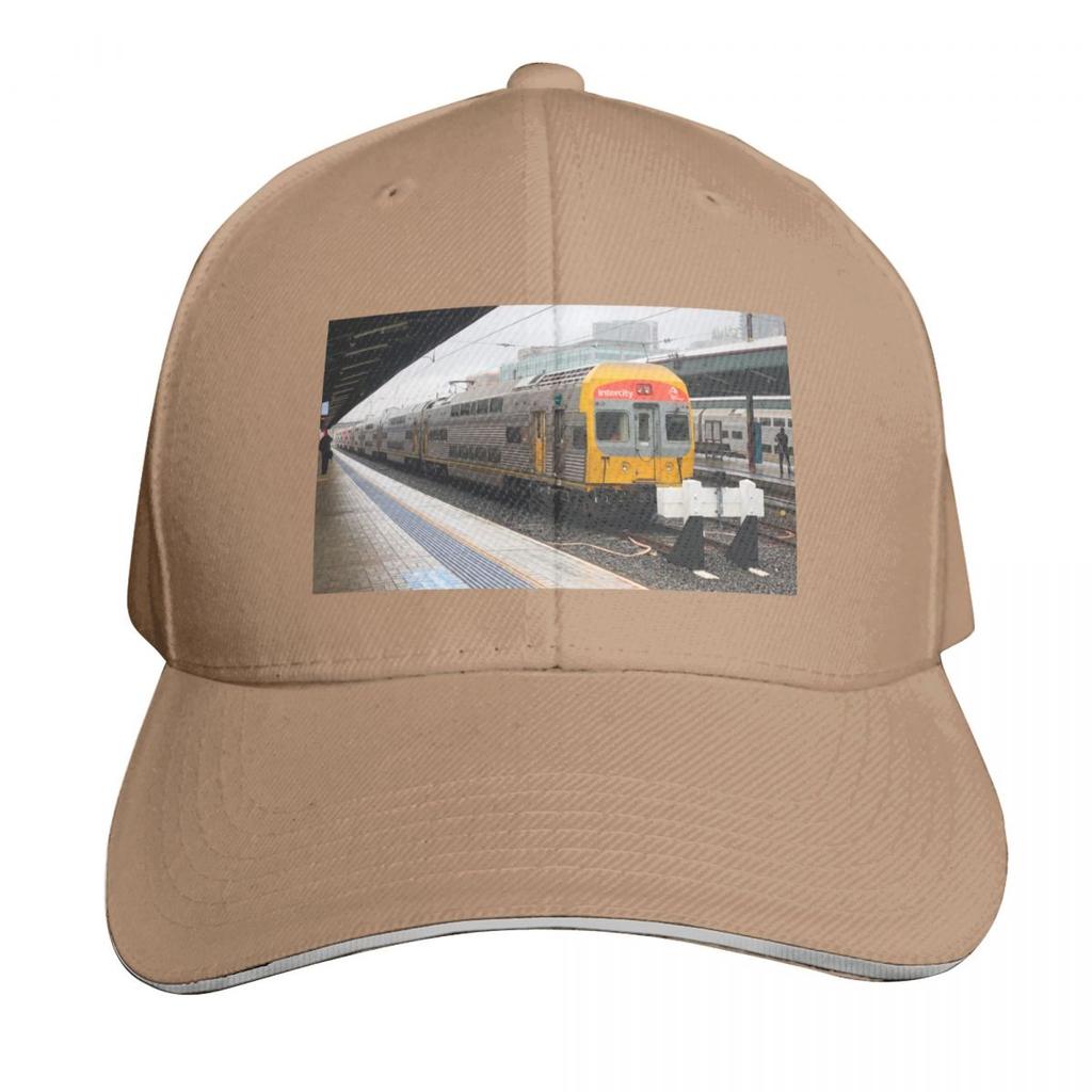 NSW TrainLink V Set at Central Station Baseball Cap Beach derby hat Luxury Unisex Hat New Hat Hats Women Unisexs