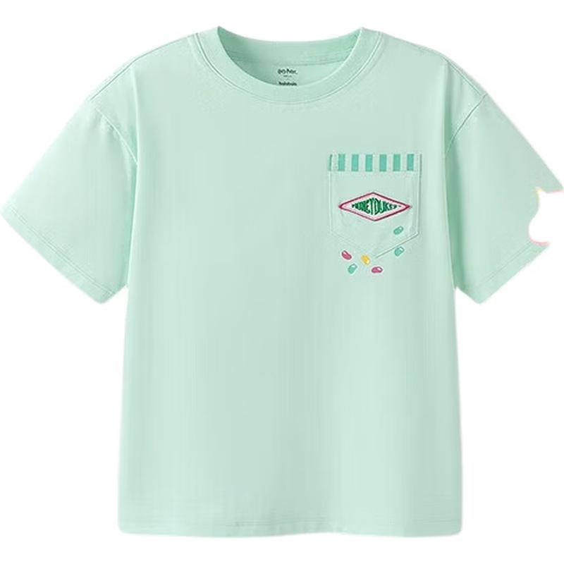Balabala Girls' Harry Potter Short-Sleeve T-shirt