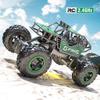 New Remote Control Off-Road Climbing Car With Colorful Flashing Lights Rubber Wheels Rc Rechargeable Toy For Boys Kids Gift