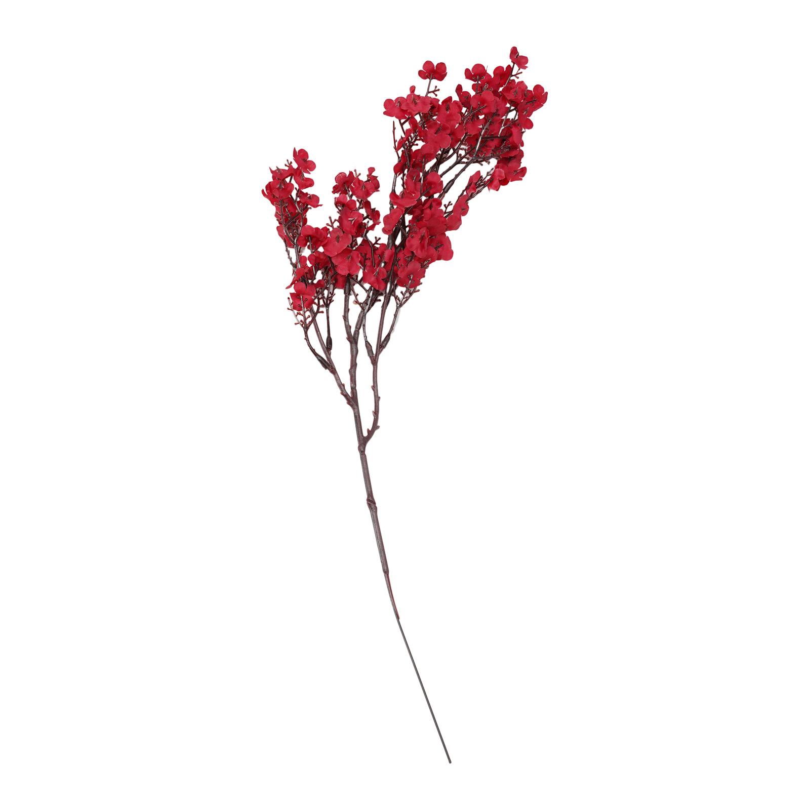 

Stylish Artificial Fake Gypsophila Silk Flowers for Home Decoration Realistic Appearance Perfect for Table Centerpieces червоний
