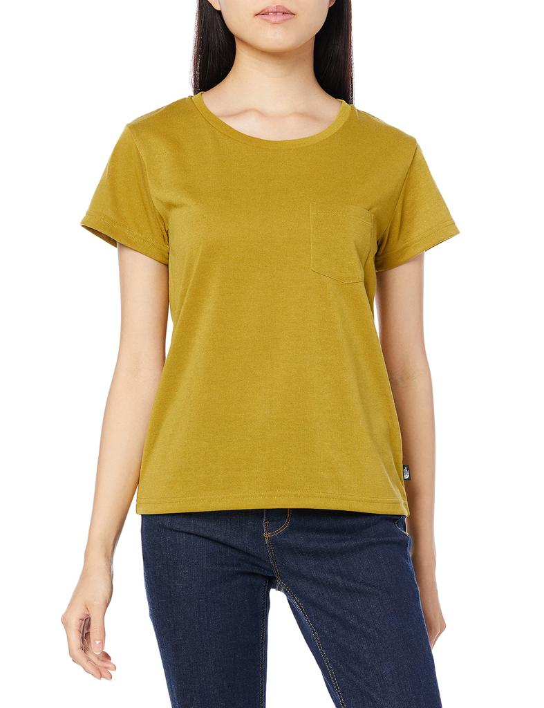 The North Face Short Sleeve Pocket Matcha Size NTW32148 Women's Tee, Green, L,