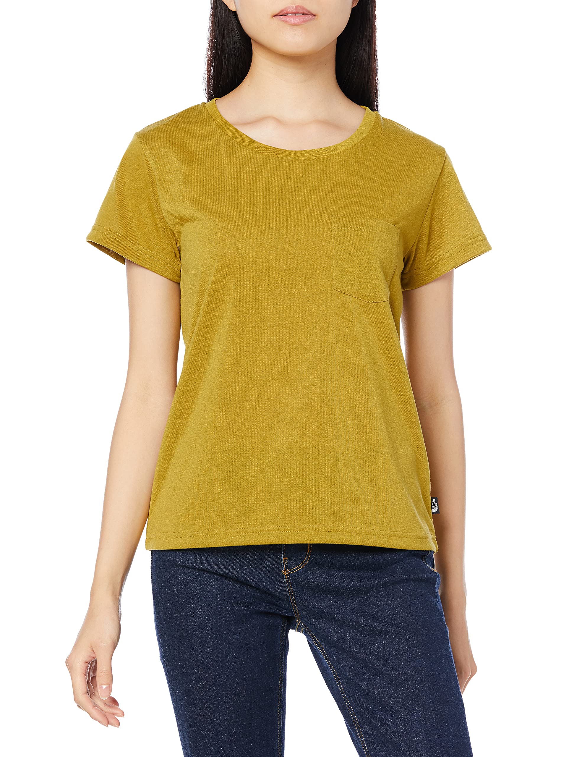 

The North Face Short Sleeve Pocket Matcha Size NTW32148 Women s Tee, Green, L,