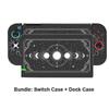 Aesthetic Black Moon Phase Switch Cover - Tarot-Themed TPU Case for Nintendo Switch & Joy-Con