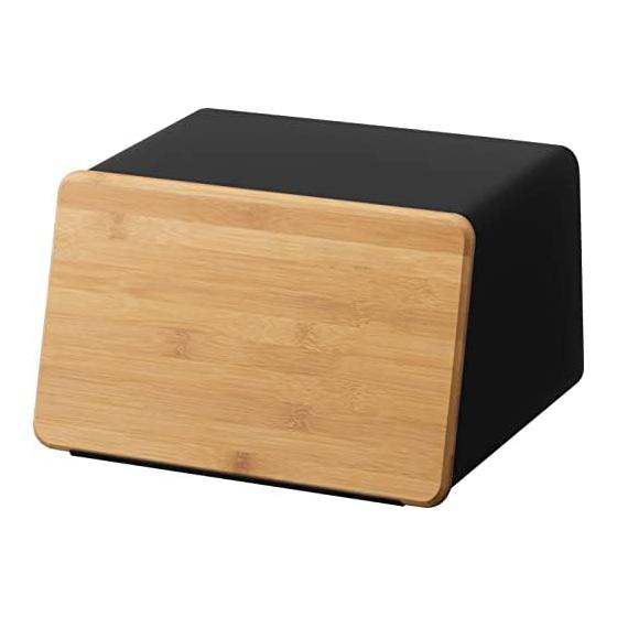 Bread case with removable lid tower bread case black stylish bread tin stylish