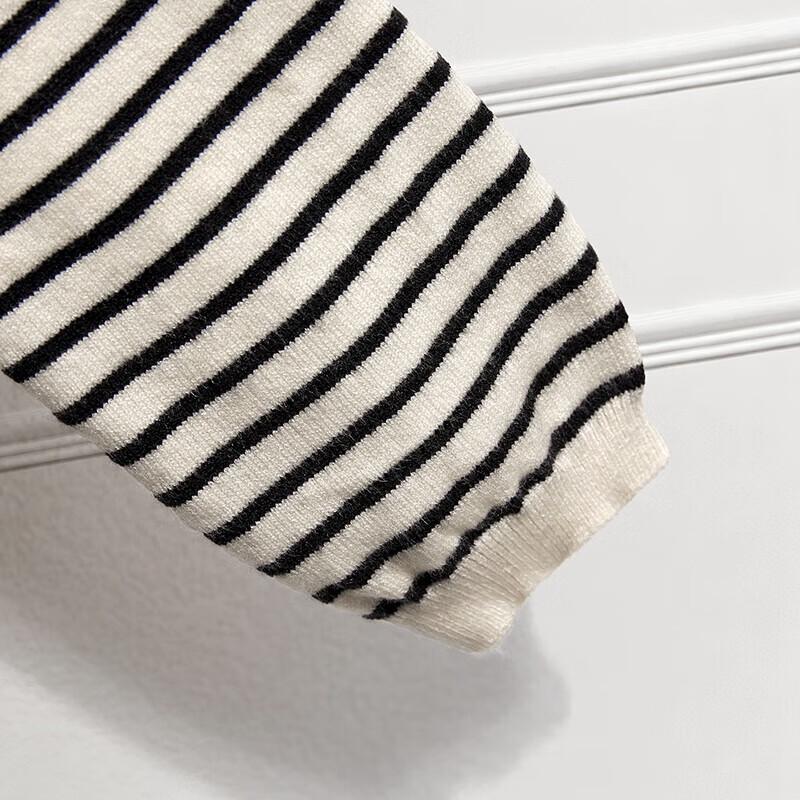 Women's Fine Stripe Knit Cardigan