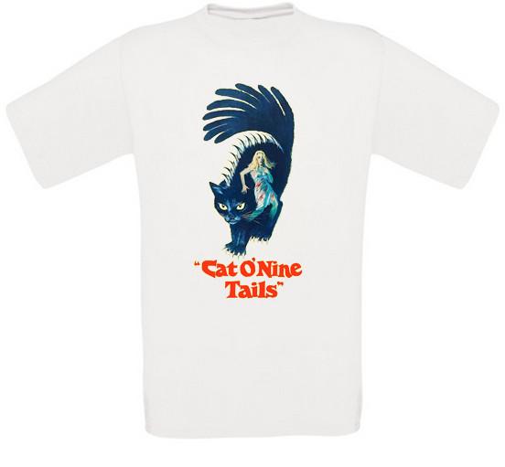 Cat O Nine Tails Il Gatto A New Code Horror Cult Movie T-Shirt L