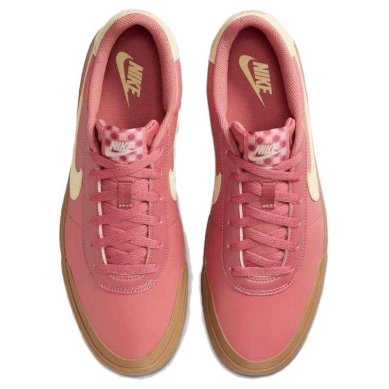 Nike Court Shot Canyon Pink Gum Light Brown Muslin Sneakers IB2316-600