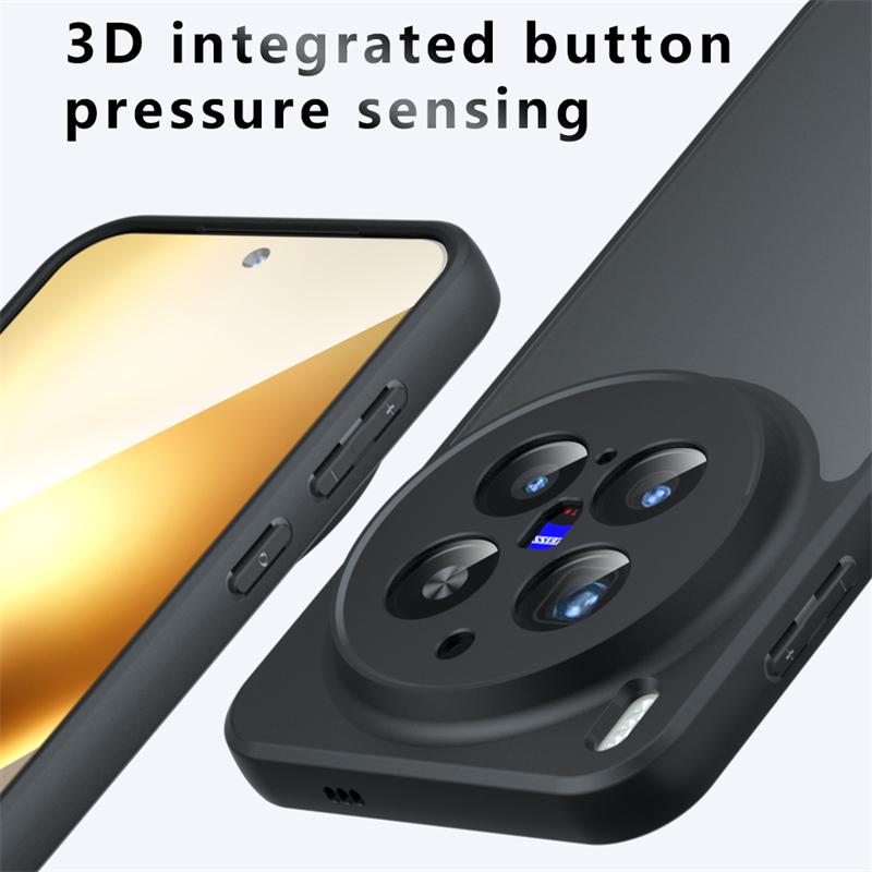 Translucent Matte Phone Case For Vivo X300 Pro Anti-knock Matte PC Full Back Cover For Vivo X300 Pro Case For Vivo X300 Pro Case