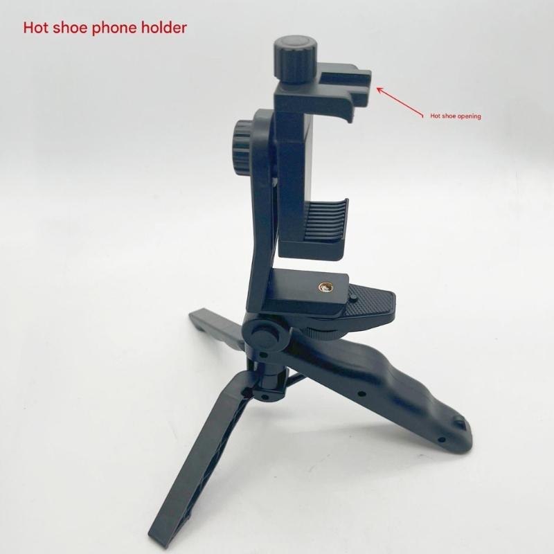 Phone Holder Versatiled Handheld Grip Mount With Extendable Legs For Mobile Photography And Content Creation