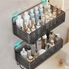 No-Drill Wall-Mounted Bathroom Storage Shelf