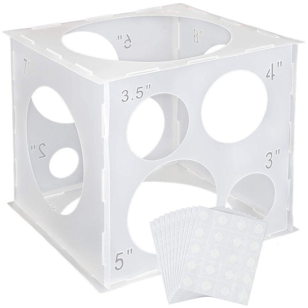 Plastic Balloons Size Measurement Tool Balloon Size Measuring Box  Column Balloon Decoration