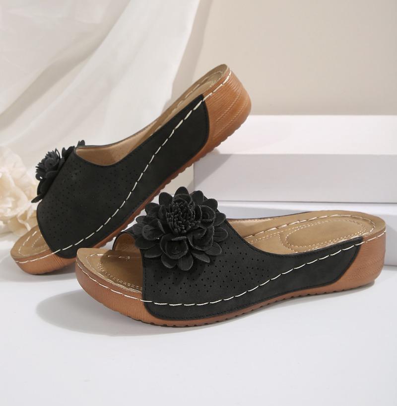 Fashion Summer Sandals Women Shoes Non-Slip Walking Shoes Slip On Shoes Woman Wedge Women's Sandals Party Slippers Woman Female Footwear