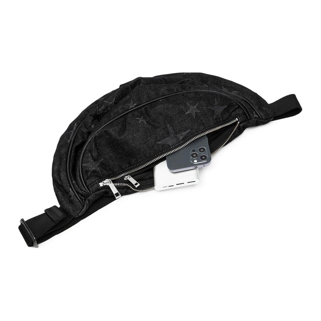 New LiNing Cotton Sling Bag Regular Unisex Black ABDU057-1