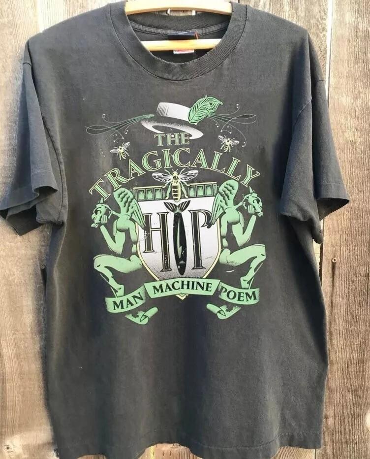 The Tragically Hip Band Shirt, The Tragically Charcoal Unisex T-shirt S-5XL Unisex T-Shirt XXXL