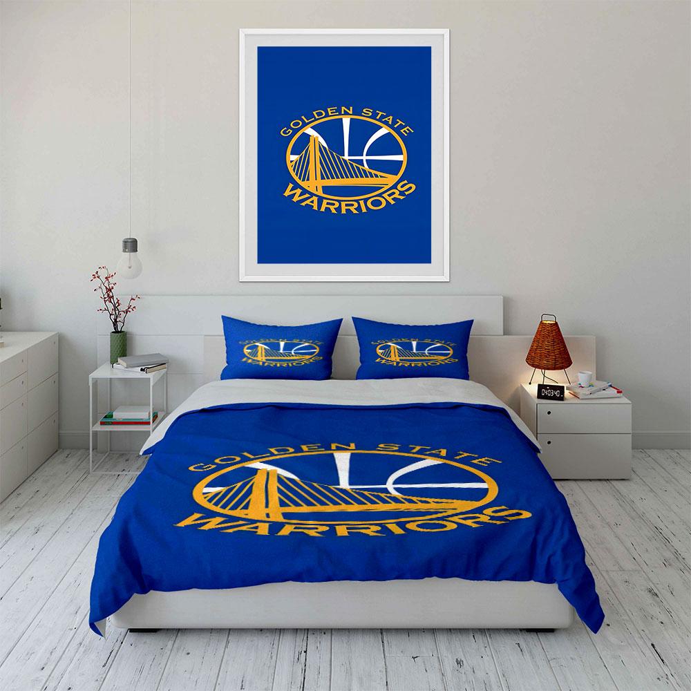 Golden State Warriors Logo. Bedding Sets Duvet Cover Sets Duvet Covers Pillowcases(1*Duvet Cover 2*Pillowcases Without Duvet Insert)