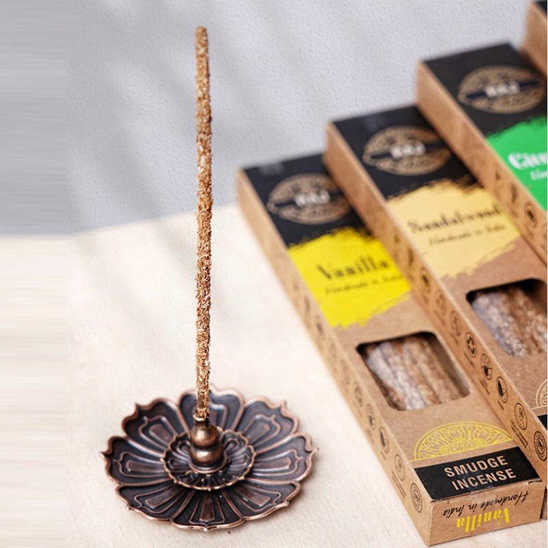 6 Boxes/lot Handmade Indian Incense Sticks 1 Hour Natural Sandalwood OUDH Vanilla Grass Stick Incense Home Fragrance
