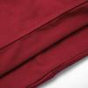 Solid Color Slim Fit Round Neck Shirred Mini Dress - European & American Women's Autumn/Winter Collection
