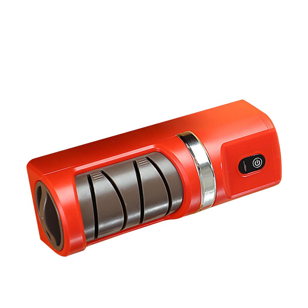 Electric Knife Sharpener Portable USB Rechargeable with Non Slip Base Coarse Fine Grinding Wheel for Kitchen Chef Home