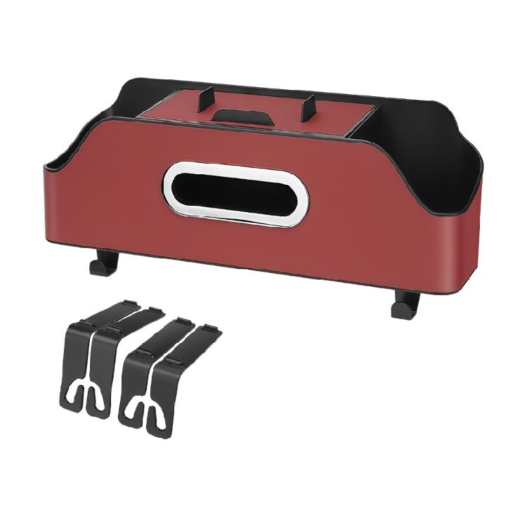 Car Storage Organizers With Partitioned Sections For Efficient Cabin Space Management Space Saving Box красный