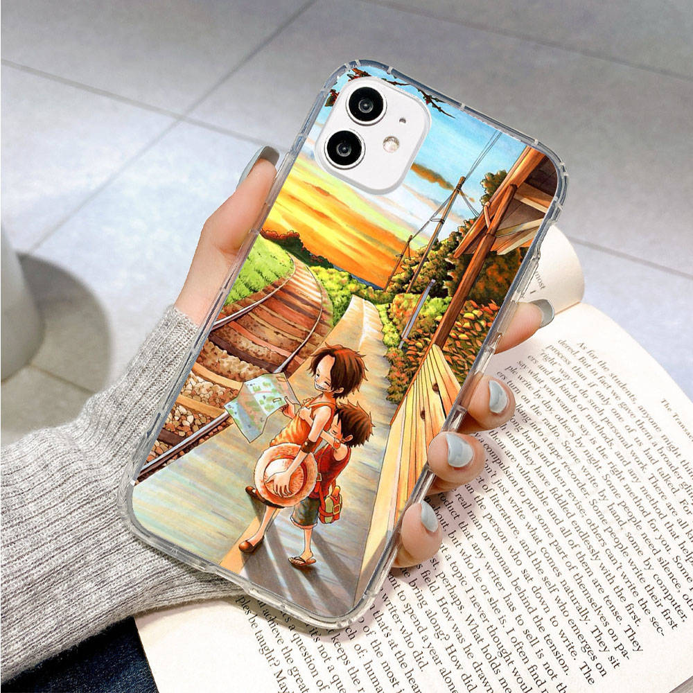 Case for Samsung A04 A14 A23 A34 A54 M23 M33 M52 M53 Realme 10 9 C30S C35 C55 VIVO Y02S Y21 Y51 X80 Pro Transparent Cover WI48 One Piece Brother