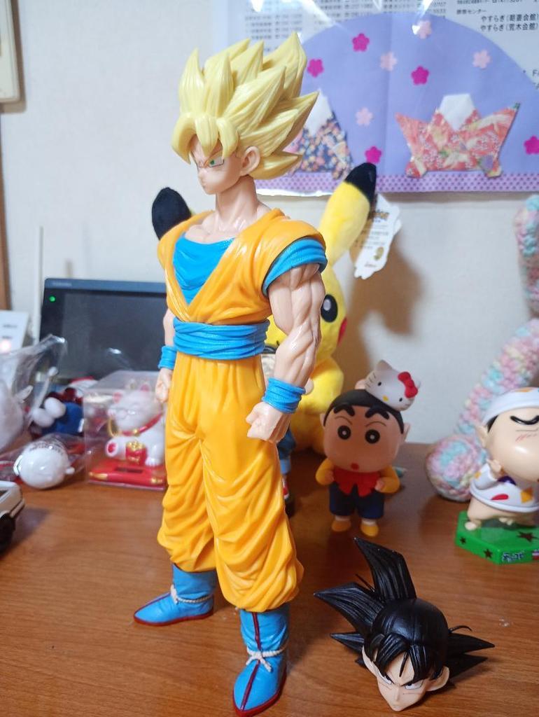 [USED] Dragon Ball Z Son Goku Figure Gold Hair & Black Hair 2 Patterns Available