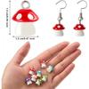 Cross-border Resin Simulation Colorful Mini Mushroom DIY Jewelry Accessories for Earrings, Necklaces, Pendants, Bags, and Keychains
