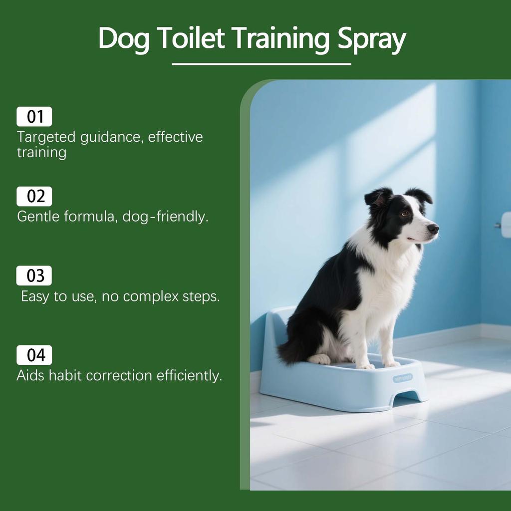 120ml Dog Spray - Effective Toilet Habit Correction & Gentle Guidance For All Dog Breeds  Simplify Puppy & Adult Dog Toileting Training
