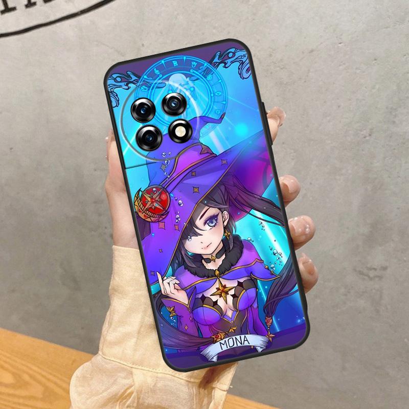 Genshin impact Mona Case For OnePlus 15 15R 13 13R 13T 12 12R 11 10 10R 10T 8T Nord 5 CE 4 2 3 Lite N20 N30 Cover