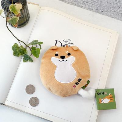 Shiba Inu Shibata-kun Round Mini Pouch