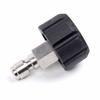Jet Pipe Nozzle Set Dredge Wash Fitting Pressure Washer Connector M22/14 To 1/4 Inch Quick Release Male Replacement