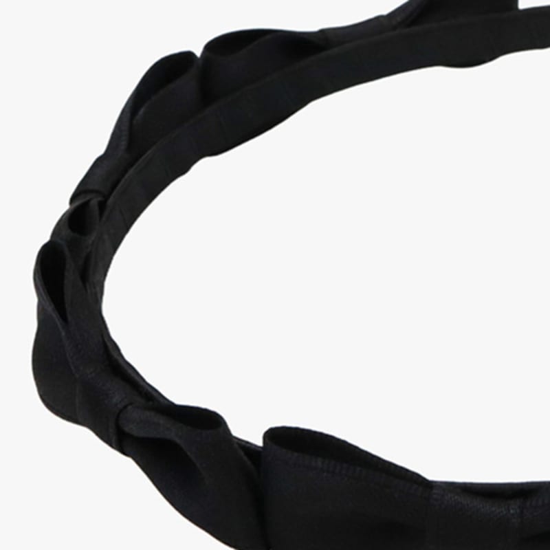 PINK PINEAPPLE RIBBON BUNDLE HAIRBAND_BLACK