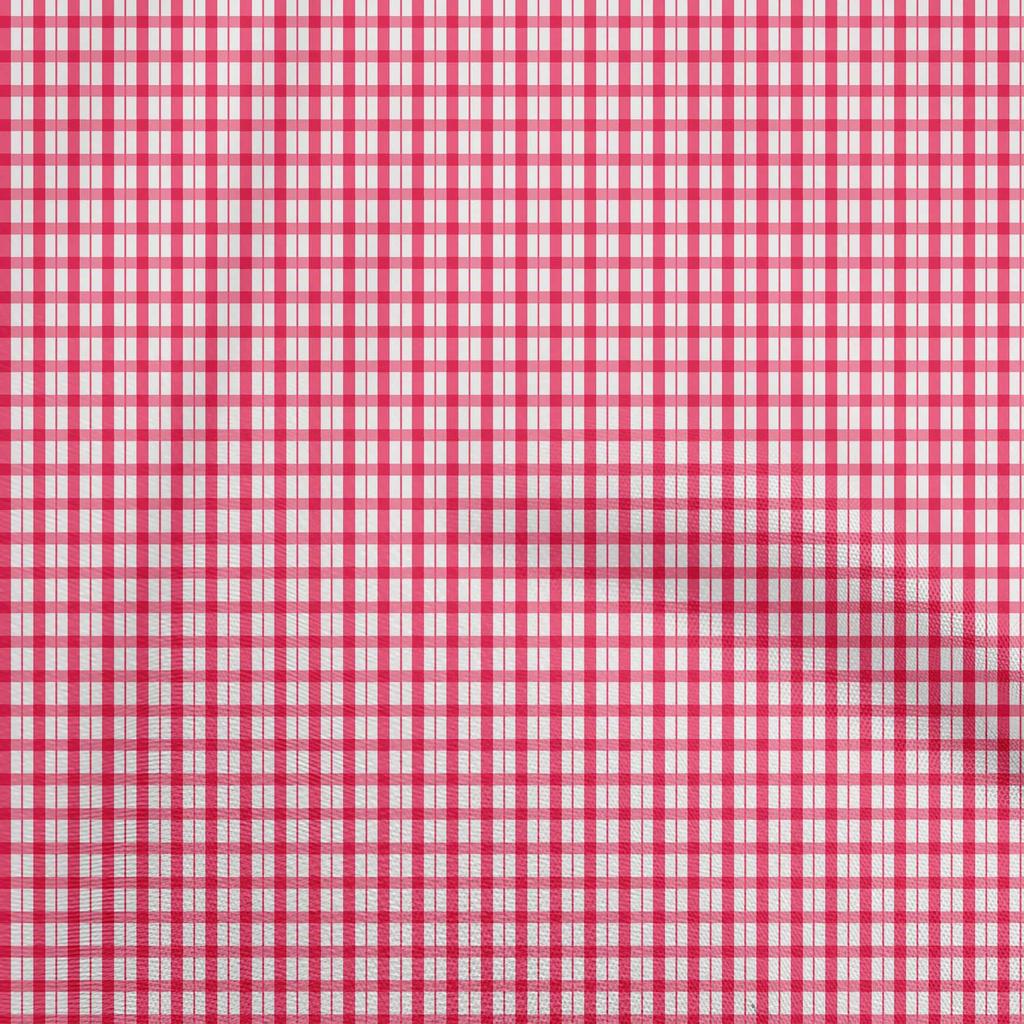 oneOone Cotton Flex Light Green Fabric Check Sewing Fabric By The Yard Printed Diy Clothing Sewing Supplies 40 Inch